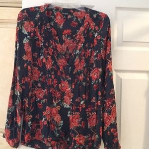Lucky Brand floral blouse